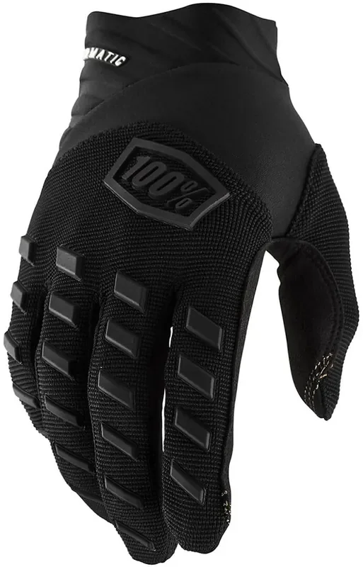 100% Airmatic Youth Gloves Black/Charcoal – S