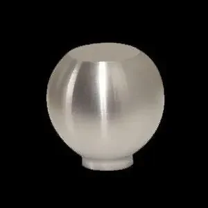 1979-2004 Mustang Billet Shift Knob Plain w/ Short Base Satin
