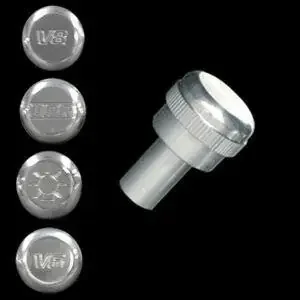 1999-2004 Billet Headlight Knob w/ Engraving V6 Satin