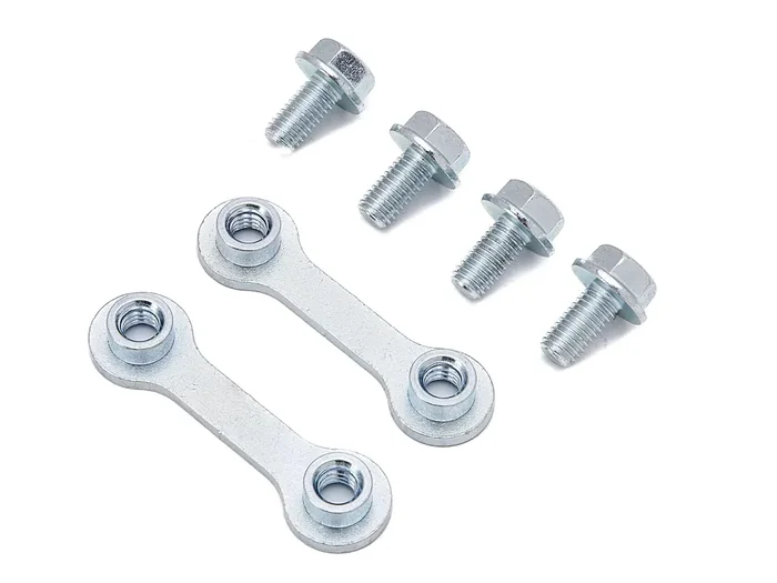 2 Bone Link Blocks And 4 Bolts Fits For Vance And Hines Exhaust Hardware Kit 21989