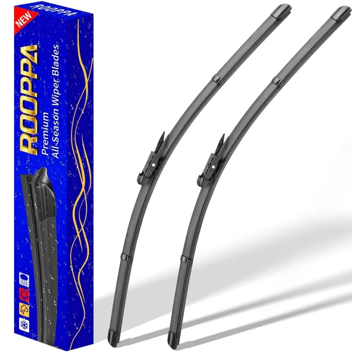 2 Wipers Replacement For Bmw 3-Series 4-Door E90 E91 F30 F31 F34 F80 M3 09/2009-2018 Audi A3 2005-2013, Windshield Wiper Blades Original Equipment Replacement – 24‘/19‘ (Set Of 2) Pinch Tab