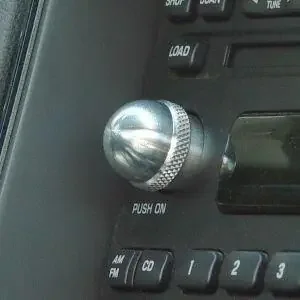 2001-2004 Bullet Style Billet Aluminum Radio Button