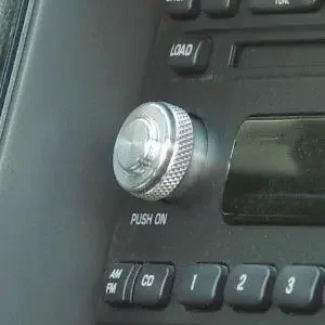 2001-2004 Double Style Billet Aluminum Radio Button Polished