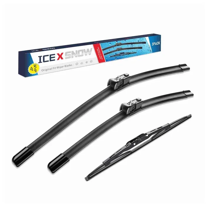 3 Wipers 24‘‘/17‘‘/13‘‘ Front Windshield Wiper Blades With Rear Wiper Replacement For Gmc Terrain/Equinox 2017 2016 2015 2014 20