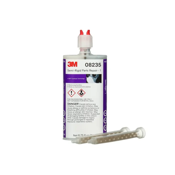 3M Semi-Rigid Parts Repair – 1, 08235, Black, 200 Ml Cartridge