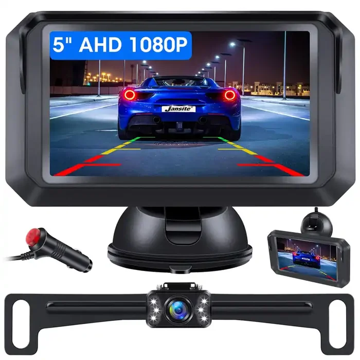?5‘‘ Ahd 1080P? Back Up Camera For Cars Back Up Camera Systems For Truck Backup Camera With Monitor 6 Leds Night Vision 5 Guide