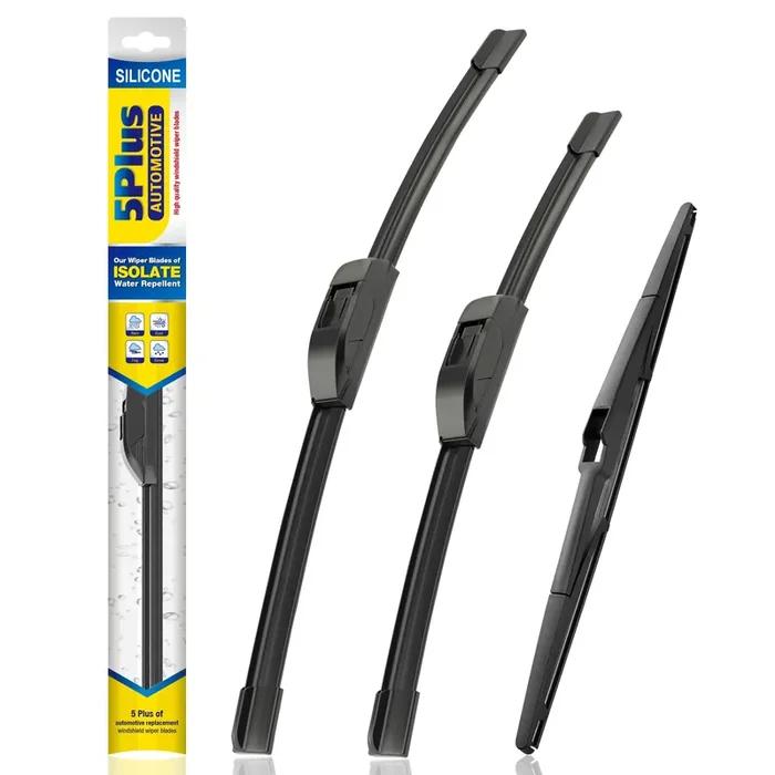 5 Plus Silicone Windshield Wipers Replacement For 2013-2016 Mazda Cx-5 Wiper Blades 2007-2012 Hyundai Santa Fe Wiper Blades(Set