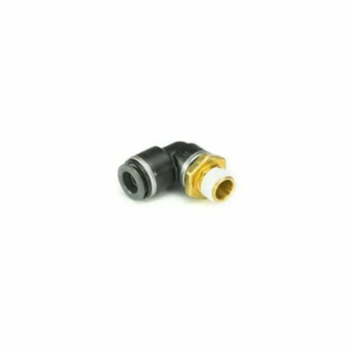 AccuAir Suspension 3/8inch DOT/PTC – 1/4inch NPT 90 Deg Swivel Elbow AA-3649