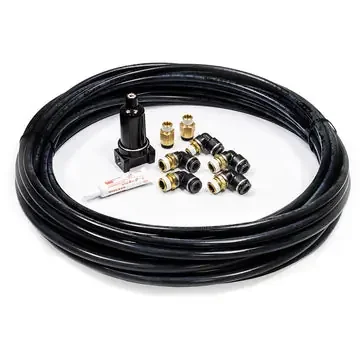 AccuAir Suspension 3/8inch DOT/PTC Fitting Kit Airline; FT-E-38TF14PM; FT-E-38TF-38PM; FT-S-38TF14PM; LOC-565-6ml AA-3646