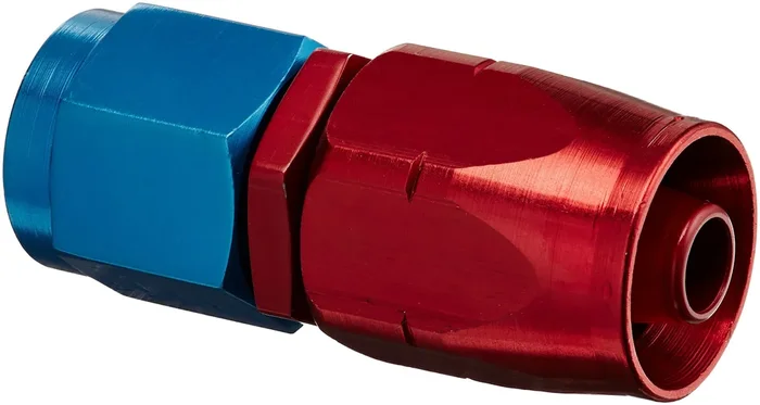 Aeroquip 1012 -06An Straight Hose End Red/Blue