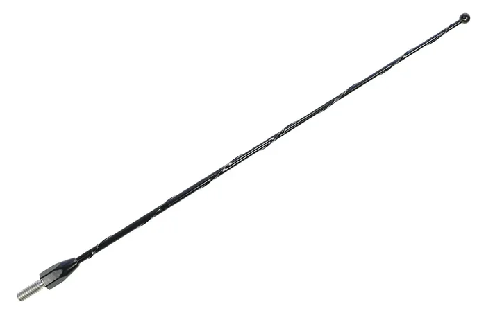 Antennamastsrus – 12 Inch Black Short Antenna Is Compatible With Ford F-150 – F-150 Raptor (2009-2025) – Spiral Wind Noise Cance