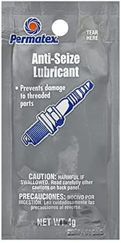 Anti-Seize Lubricants Style Cap. Wt. 5 G, Pkg Pouch, Color Silver, Price Each