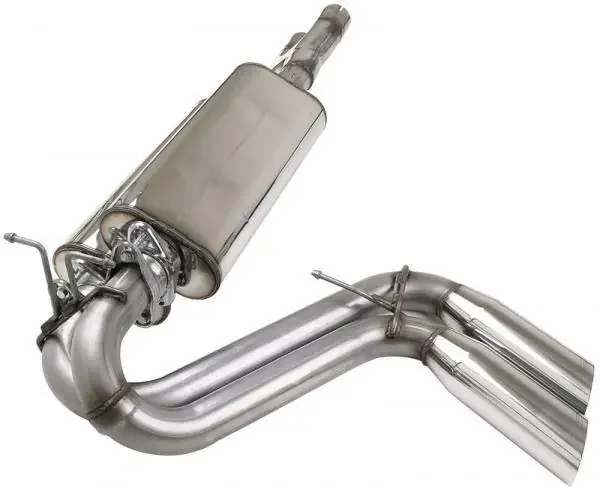 Bassani 54150L4 1999-2004 Lightning Truck Stainless After-Cat w/Dual 3.5″ Tips