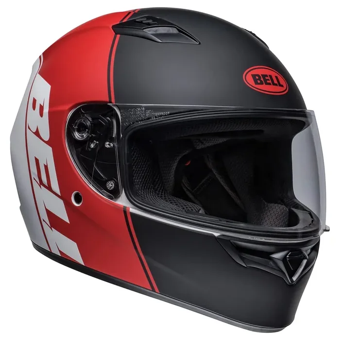 Bell Qualifier Full-Face Motorcycle Helmet (Ascent Matte Black/Red/White – 2X-Large)