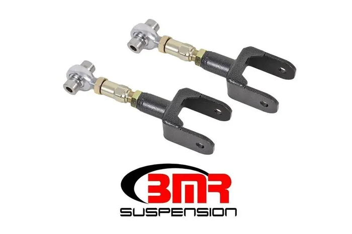 BMR 79-04 Mustang On-car Adjustable Upper Control Arms – Black Hammertone (Rod Ends)
