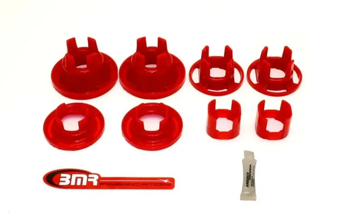 BMR BK016 Red Bushing Kit, Rear Cradle, Poly, Inserts Only, Street Version 5th Gen 2010 – 2011 Chevy
