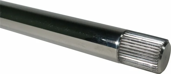 Borgeson Steering Shaft 3/4-36 Splined Polished Stainless7.5in. Long 7/8 Spline Lengt 429260