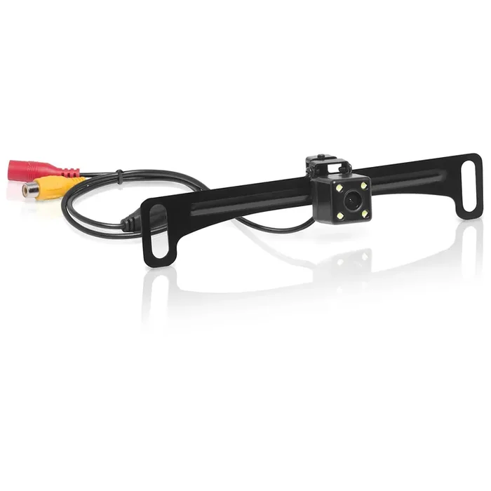 Boss Audio Systems Elpc40B Backup Car Truck Rearview Reverse Camera – License Plate Mount, 170 Wide Angle Rear View, Low Light V