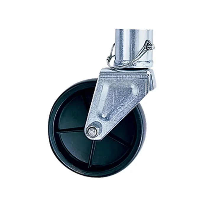 Bulldog 500245 Black Universal 6‘‘ Trailer Jack Poly Wheel Caster With Pin (1200 Lbs. Capacity)