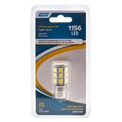 Camco 54605 12V 285L Wht Rv Bulb – Quantity 6