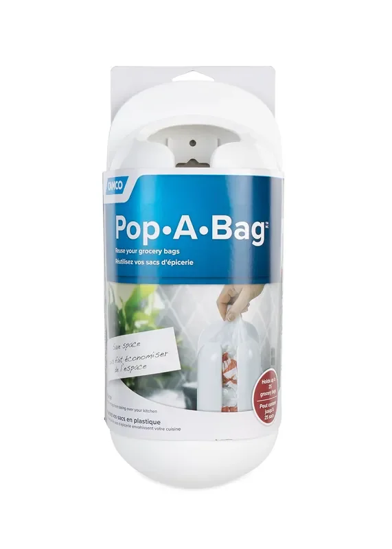 Camco Pop-A-Bag Features A Compact Design That Conveniently Stores And Dispenses Reusable Plastic Grocery Bags Inside Rvs, Cam