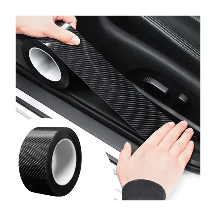 Car Door Edge Entry Guards, 5D Carbon Fiber Anti-Collision Waterproof Protector Tape, Scratch Cover Strip Sticker For Car Door S