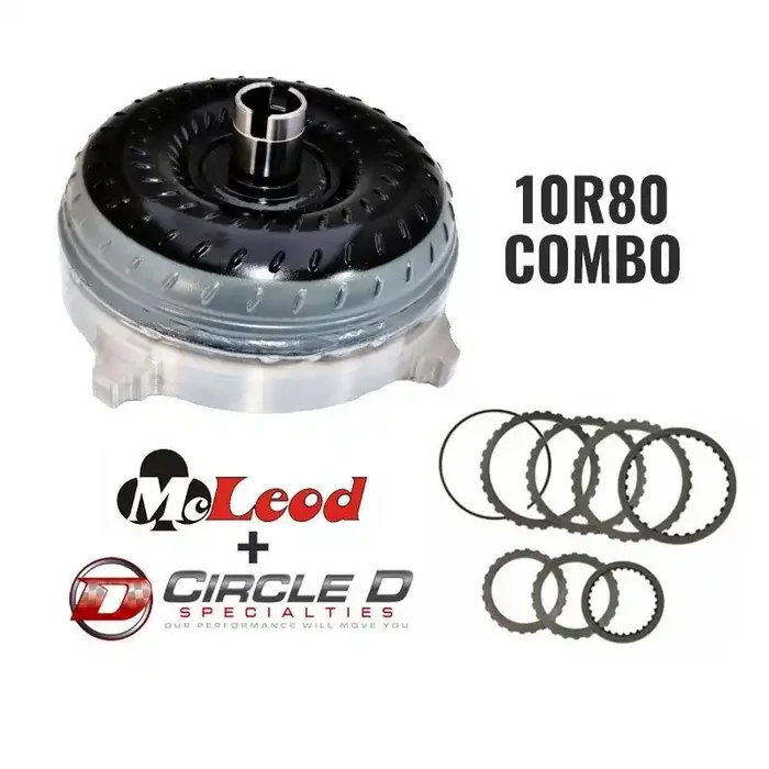 Circle D 10R80 Torque Converter (Forced Induction Version) and Mcleod Friction Plate and Steel Combo (2018-2026 Mustang GT / F-150)