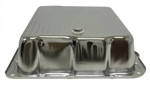 Compatible/Replacement For Chevy/Gm 700R4-4L60E-4L65E Steel Transmission Pan (Deep Sump) – Chrome