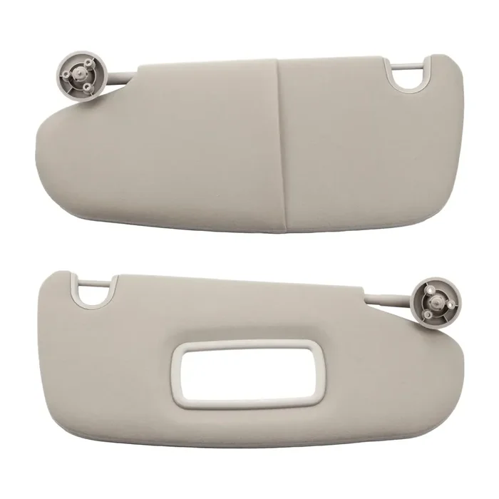 Dasbecan Gray Pair Car Sun Visor Compatible With Dodge Ram 1500 2500 3500 2002 2003 2004 2005 2006 2007 2008 2009 Replaces 1Ct1