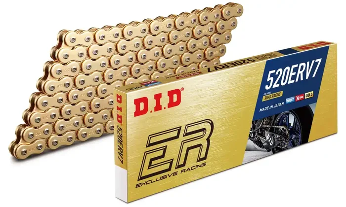 Did (520Erv7106Zb) Gold 106 Link High Performance Erv7 Series X-Ring Chain With Connecting Link