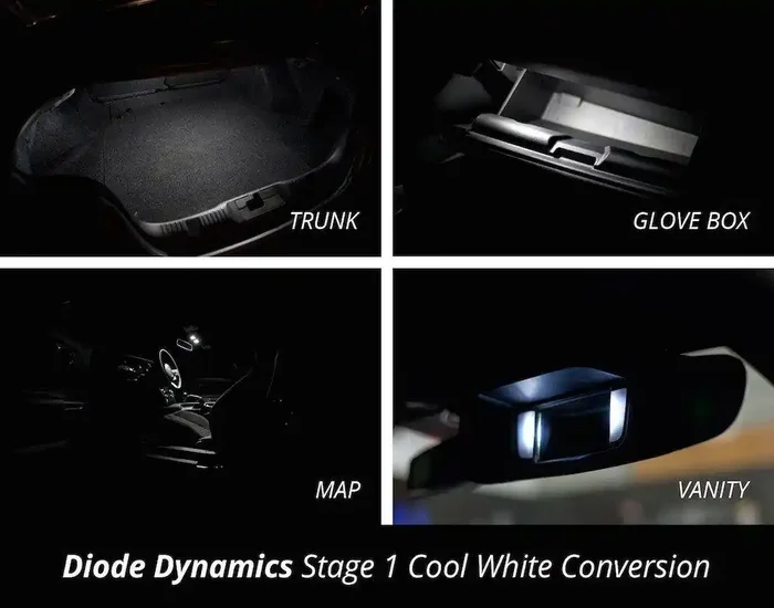Diode Dynamics 2015-2018 Mustang Interior LED Conversion Kit