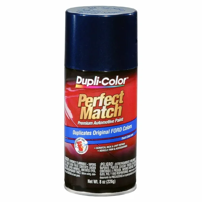 Dupli-Color Ebfm03587-6-Pk Perfect Match Automotive Spray Paint – Ford True Blue, L2 – 8 Oz. Aerosol Can – 6-Pack
