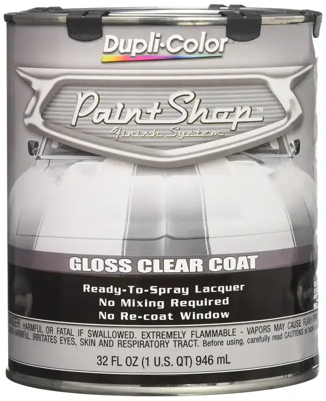 Dupli-Color Ebsp30000 Paint Shop Finish System Clear Coat – Gloss Clear – 32 Oz. Automotive Paint