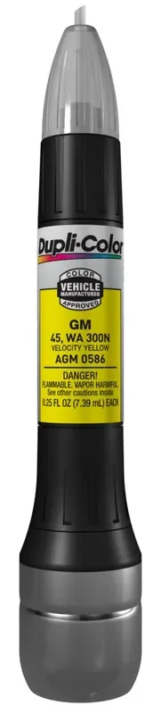 Dupli-Color Velocity Yellow 0.5 oz Exact-Match Touch-Up Paint – Scratch Fix All-in-1 for General Motors
