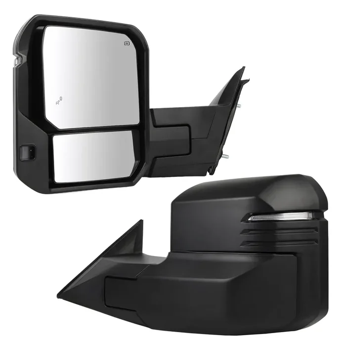 Eccpp Tow Mirrors Towing Mirrors Compatible With 2022 2023 For Toyata Tundra With Left Right Side Power Adjusted Heated Turn Sig