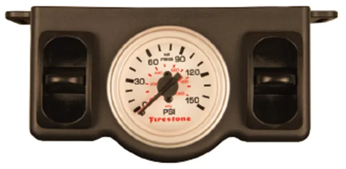 Firestone Ride-Rite 2574 Plastic Dual Pneumatic White Gauge