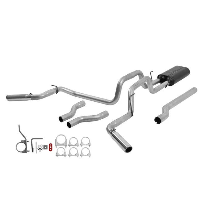 Flowmaster Cat-back System – Dual Rear/Side Exit – American Thunder – Moderate Sound