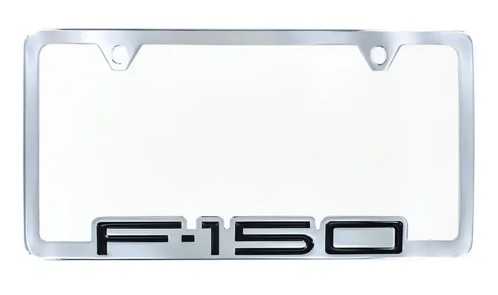 Ford F150 Metal License Plate Frame – Contoured Edge
