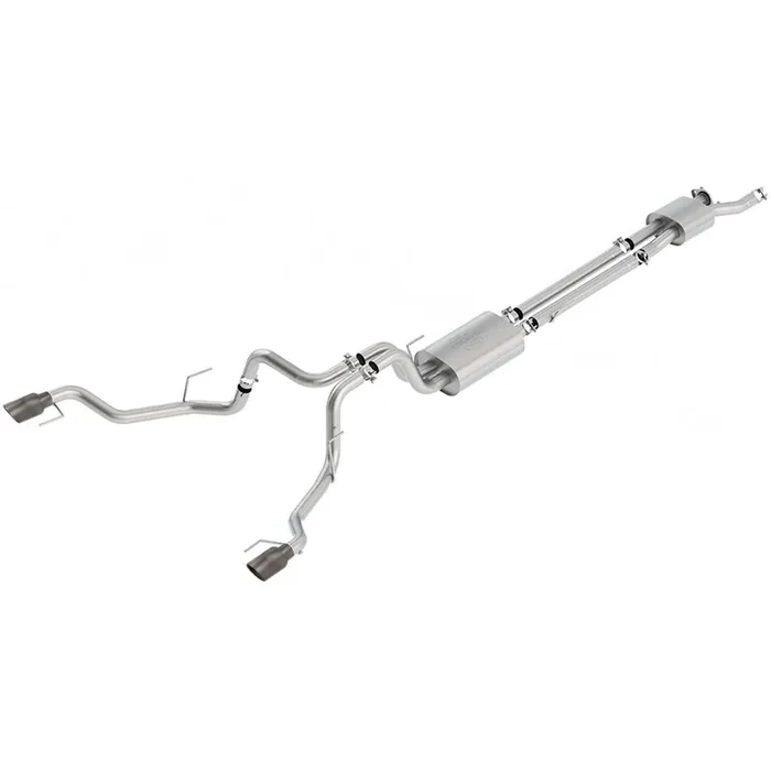 Ford Performance 2017+ F-150 Raptor Touring Catback Exhaust System (Carbon Fiber Tips)