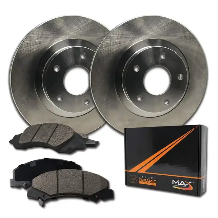 [Front] Max Brakes Premium Oe Rotors With Carbon Ceramic Pads Kt014841-1