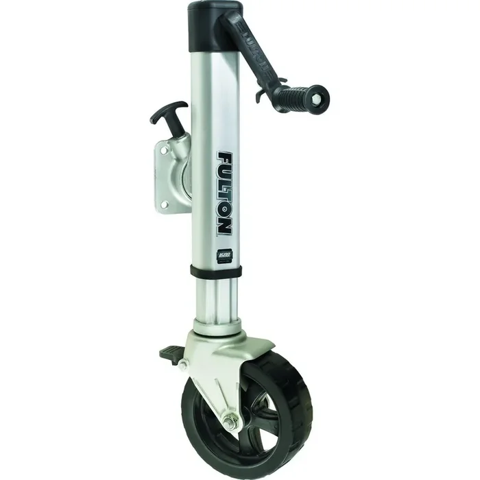 Fulton 1413040134 F2 Wide Track Trailer Tongue Jack, 1,600 Lbs., Silver