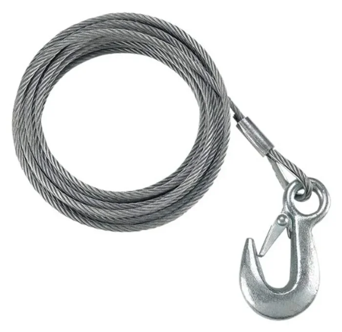 Fulton (Wc325 0100) 3/16‘‘ X 25‘ Winch Cable With Hook