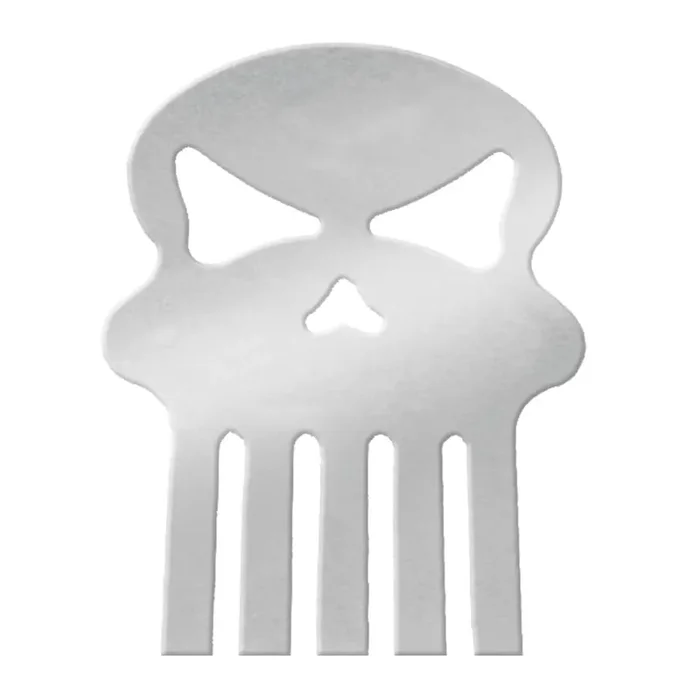 Grand General 94240 Chrome Large ‘Skull‘ Mud Flap Cut-Out