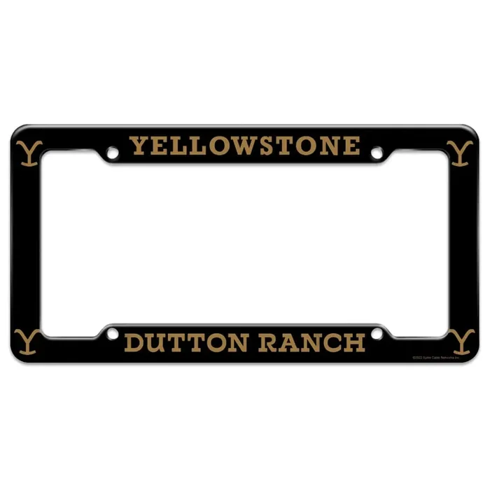 Graphics & More Yellowstone Tv Show Dutton Ranch License Plate Tag Frame