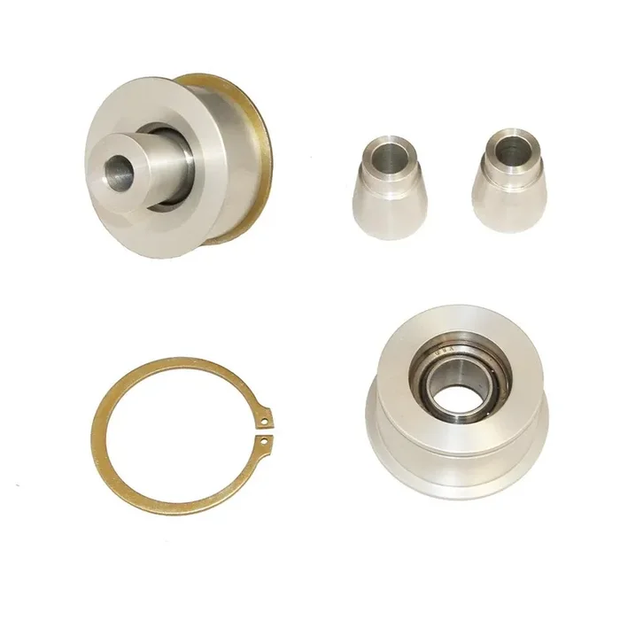 J&M 24410 2015-2020 Mustang S550, GT, EcoBoost, GT350, GT350R Front Control Arm Spherical Caster Bushing (Clear)