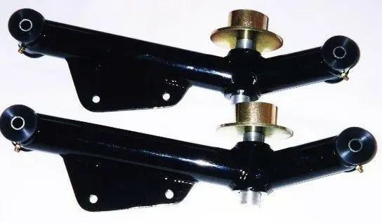 J&M 79-2004 Mustang Rear Lower Street Control Arms with Adjustable Weight Jack Spring Perch