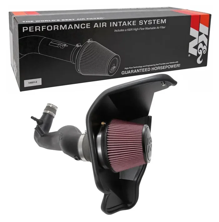 K&N Cold Air Intake Kit Increase Acceleration & Engine Growl, Guaranteed To Increase Horsepower Up To 19Hp Compatible With 2.3L, L4, 2018-2020 Ford (Mustang), 63-2606