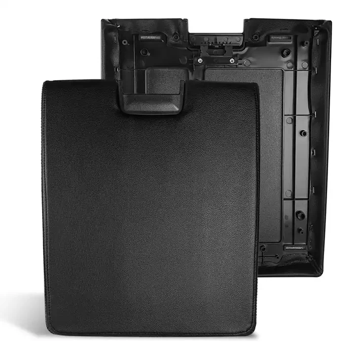 Lcwrgs Center Console Lid With Latch Armrest Cover Replacement For 2007-2013 Chevy Silverado Tahoe Suburban Avalanche Gmc Sier