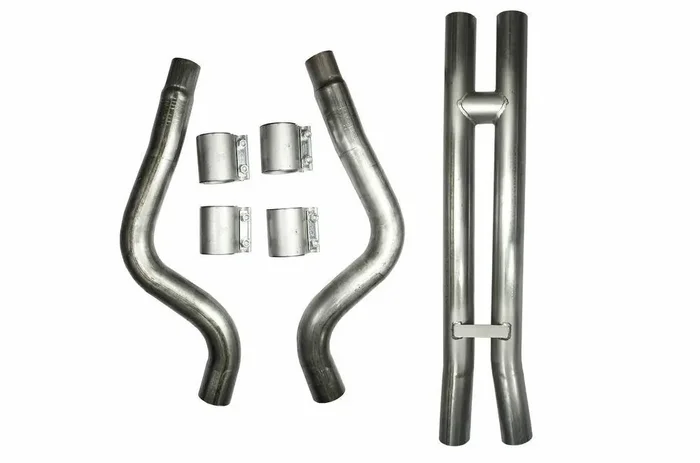 Lethal Performance 2015-2018 Mustang 5.0L Resonator Delete H Pipe (Bottleneck Eliminator)
