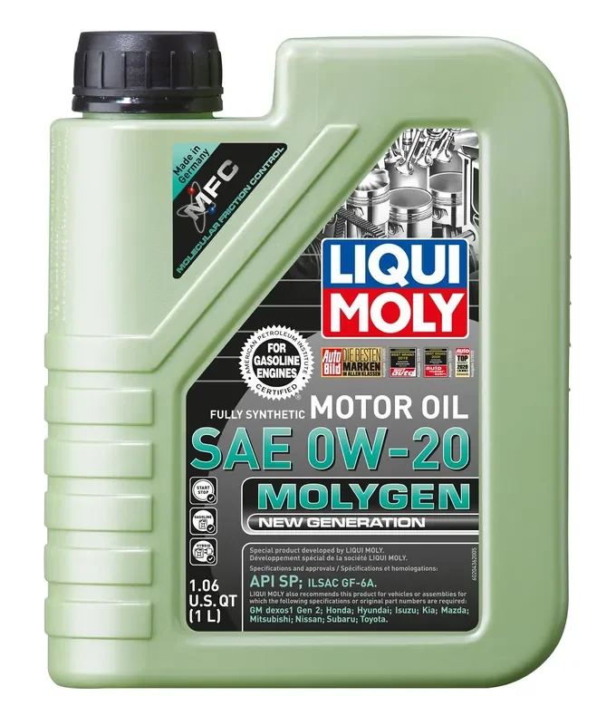 Liqui Moly Molygen New Generation Sae 0W-20 1 L Fully Synthetic Engine Oil Sku 20436